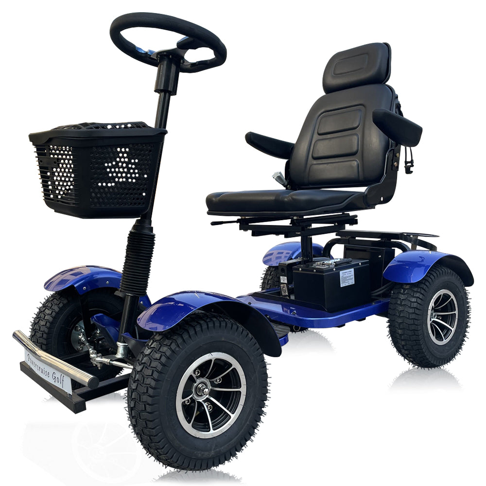 Powercruise GF02-23 Electric Golf Buggy with Steering wheel -  Lithium Battery