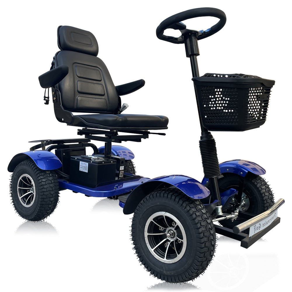 Powercruise GF02-23 Electric Golf Buggy with Steering wheel -  Standard Batteries