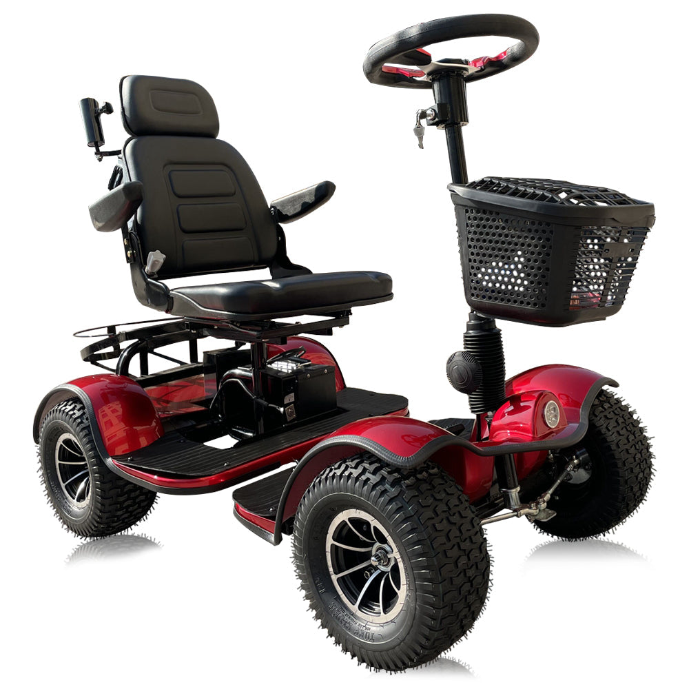 Powercruise GF04-23 Electric Golf Buggy with Steering wheel -  Lithium Battery