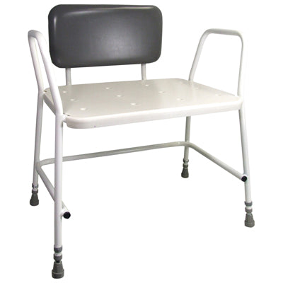 VB639W  Portland Bariatric Height Adjustable Shower Stool