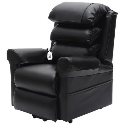 VG701LBL  Walmesley Dual Motor Rise & Recliner Chair Black