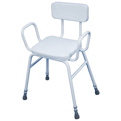 VG837  Malling Perching Stool With Arms And Padded Back