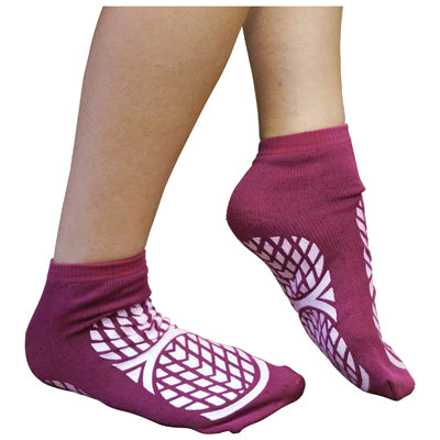 VM831  Aidapt Double Sided Non Slip Patient Slipper Socks Small