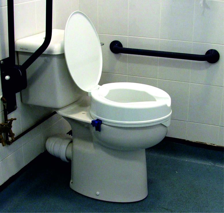 ERTS-LID Economy Raised Toilet Seat with Lid KOZEE