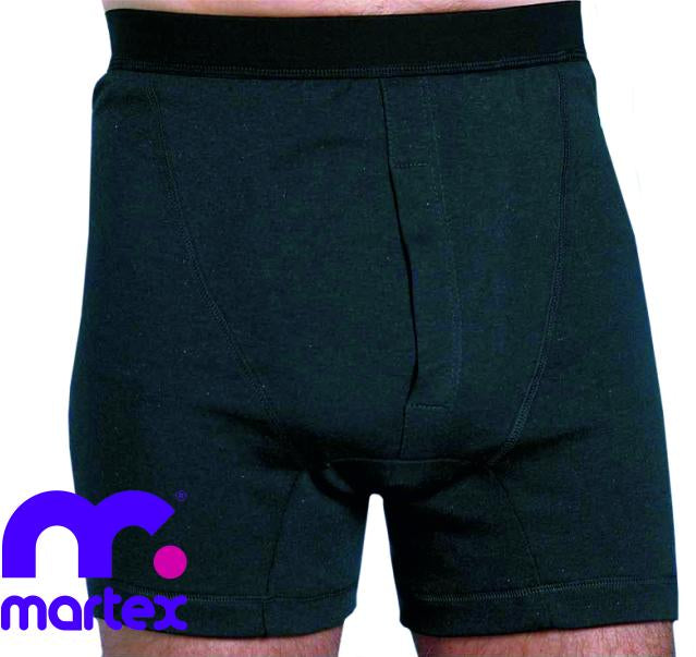 MBS28 Martex Washable Male Boxers - Small - Black KOZEE