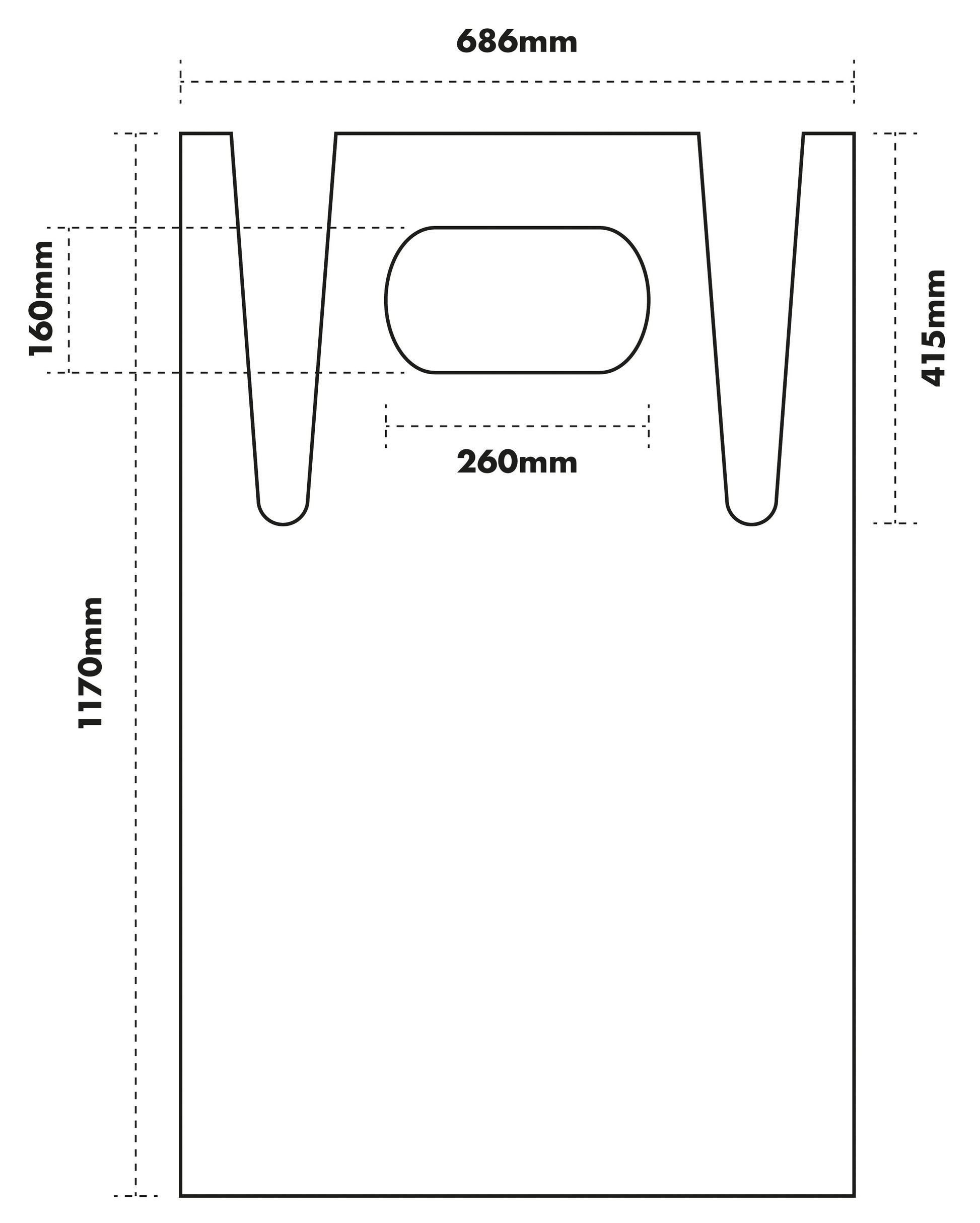 VG302  Disposable Plastic Aprons (Box 500) AIDAPT / Category