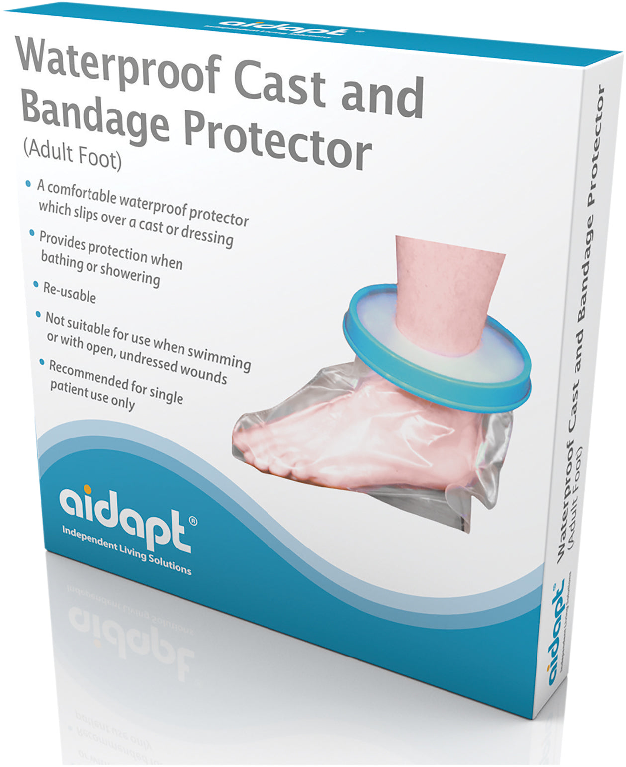 VM201  Waterproof Cast and Bandage Protector for use whilst Showering/Bathing AIDAPT / Category