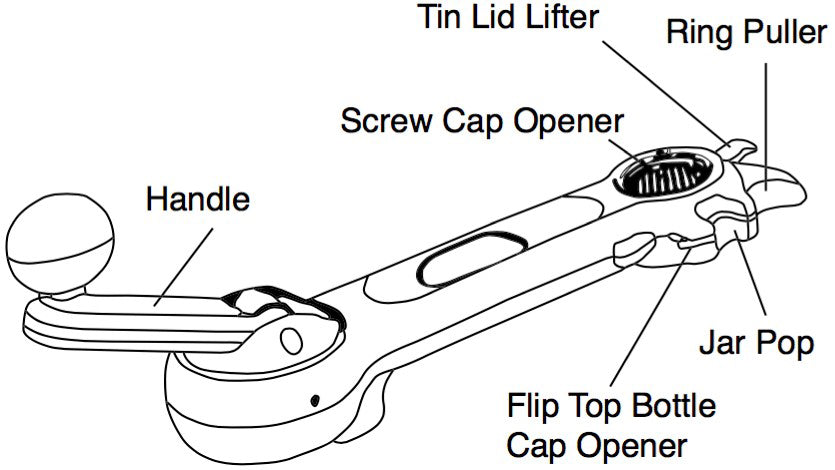 VM916A  Multi Use Tin Opener AIDAPT / Category