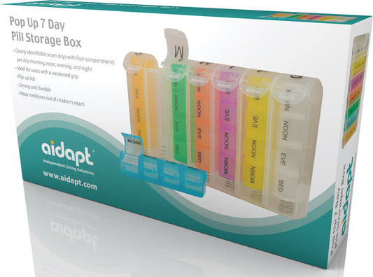 VM930P  Pop up 7 Day Pill Storage Box AIDAPT / Category