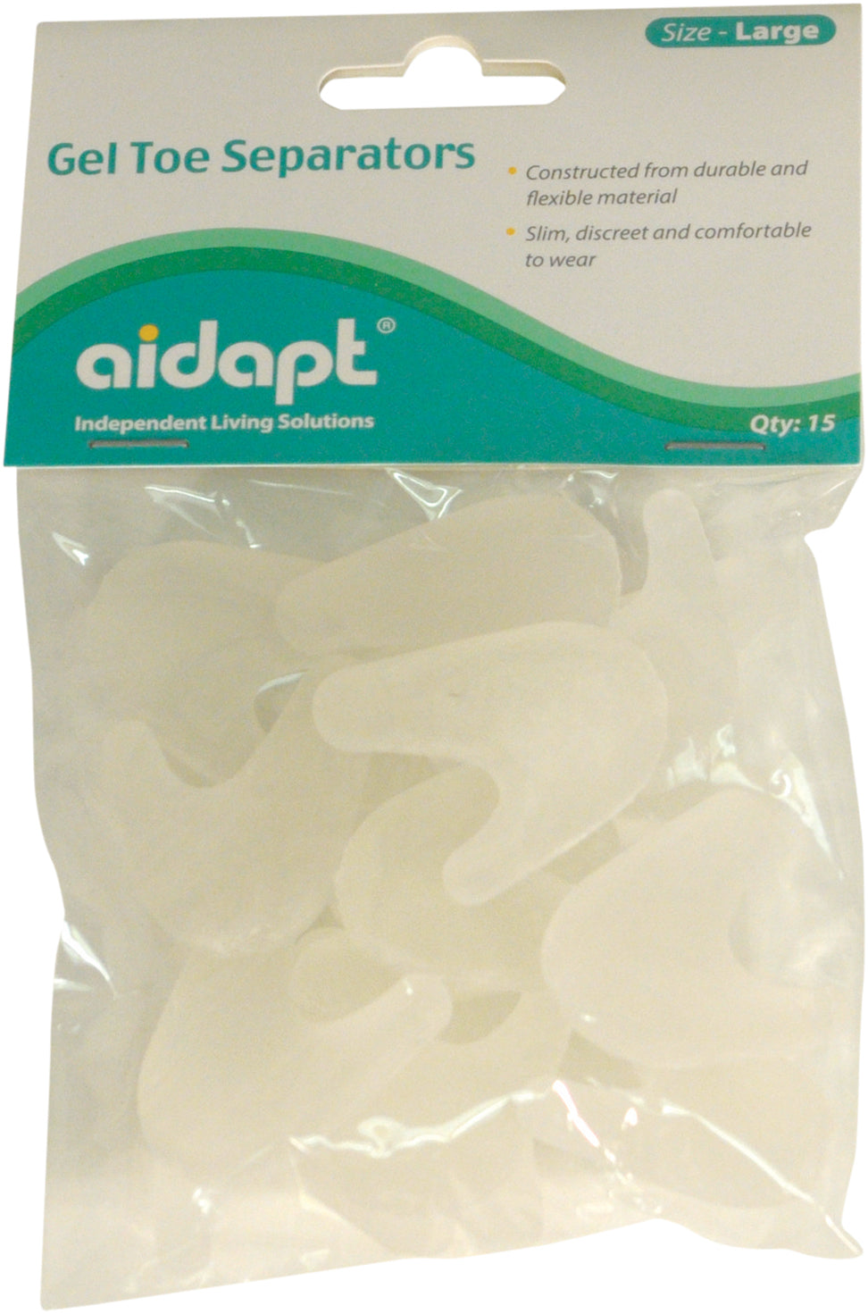 VM949BE  Gel Toe Separators Pack of 15 AIDAPT / Category