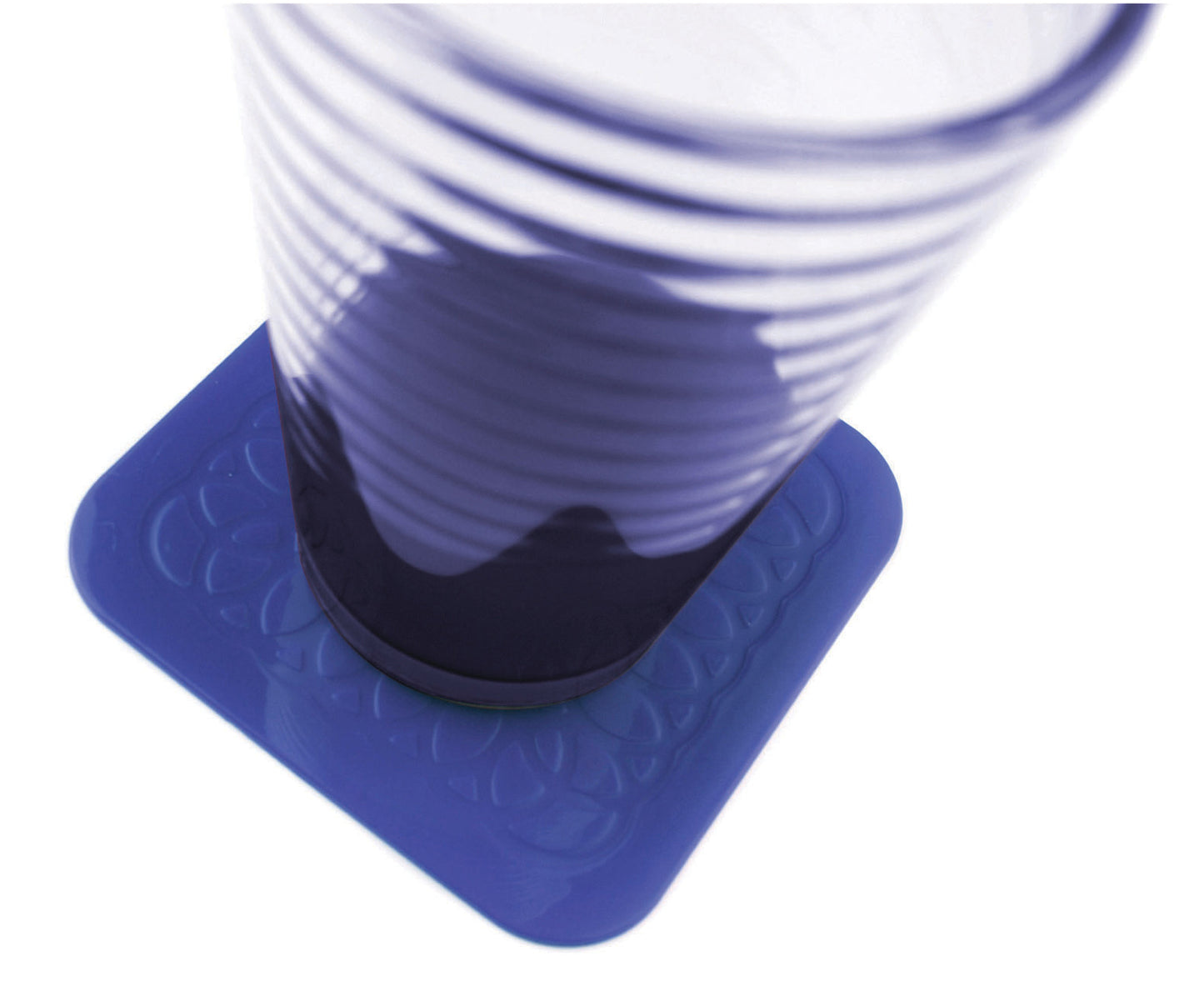 VM989B  Tenura Anti Slip Silicone Rubber Square Coaster (Pack of 4) AIDAPT / Category