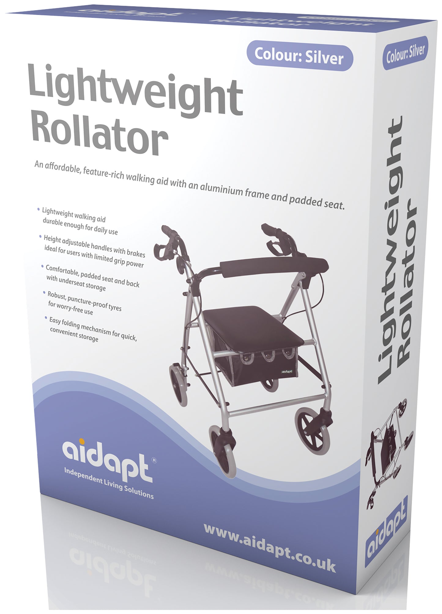 VP178A  Lightweight Four Wheeled Aluminium Rollator AIDAPT / Category