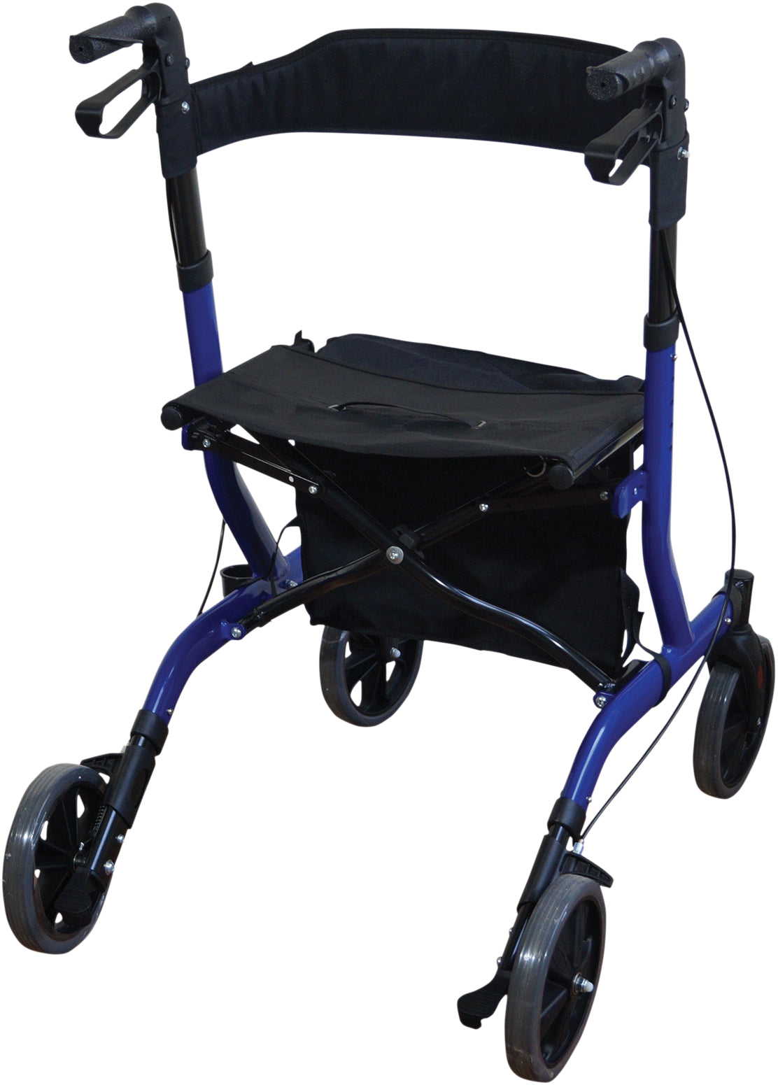 VP183BLUE  Deluxe Ultra Lightweight Folding 4 Wheeled Rollator AIDAPT / Category