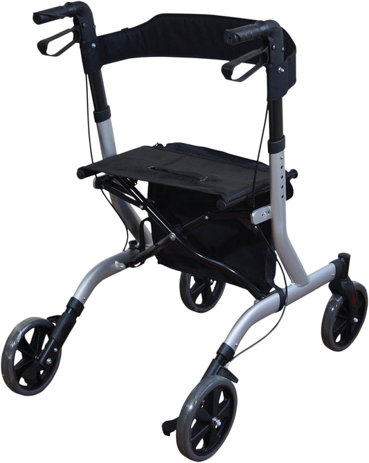 VP183GREY  Deluxe Ultra Lightweight Folding 4 Wheeled Rollator AIDAPT / Category